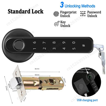 Smart Biometric Fingerprint Door Lock – TTLOCK APP Remote Unlocking