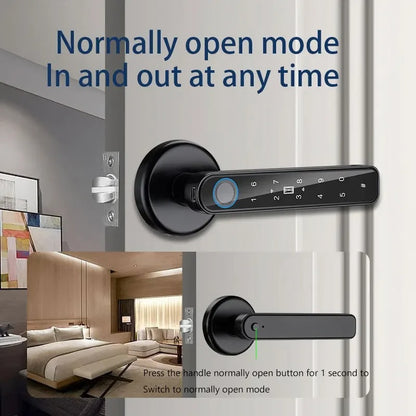 Smart Biometric Fingerprint Door Lock – TTLOCK APP Remote Unlocking
