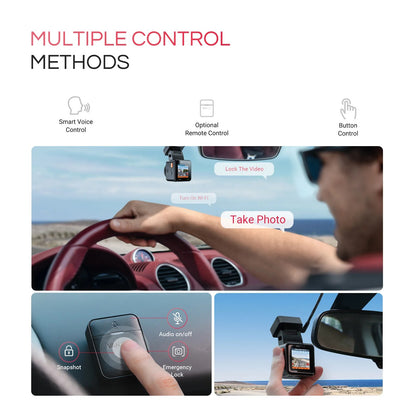 Vantrue E1 Pro 4K Mini Dash Cam – STARVIS 2 Night Vision with 5G WiFi & GPS
