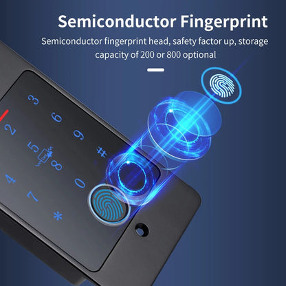 Tuya WiFi Fingerprint Access Control Keypad – Metal Waterproof Backlight Embedded